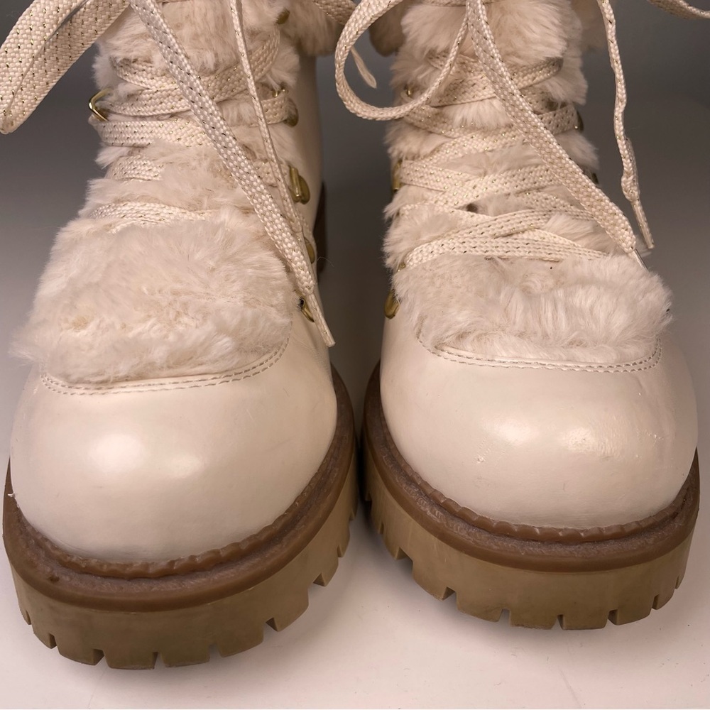 Sam Edelman Circus Kilbourn Vegan Boots women's sz 9 in Modern Ivory - Picture 8 of 16
